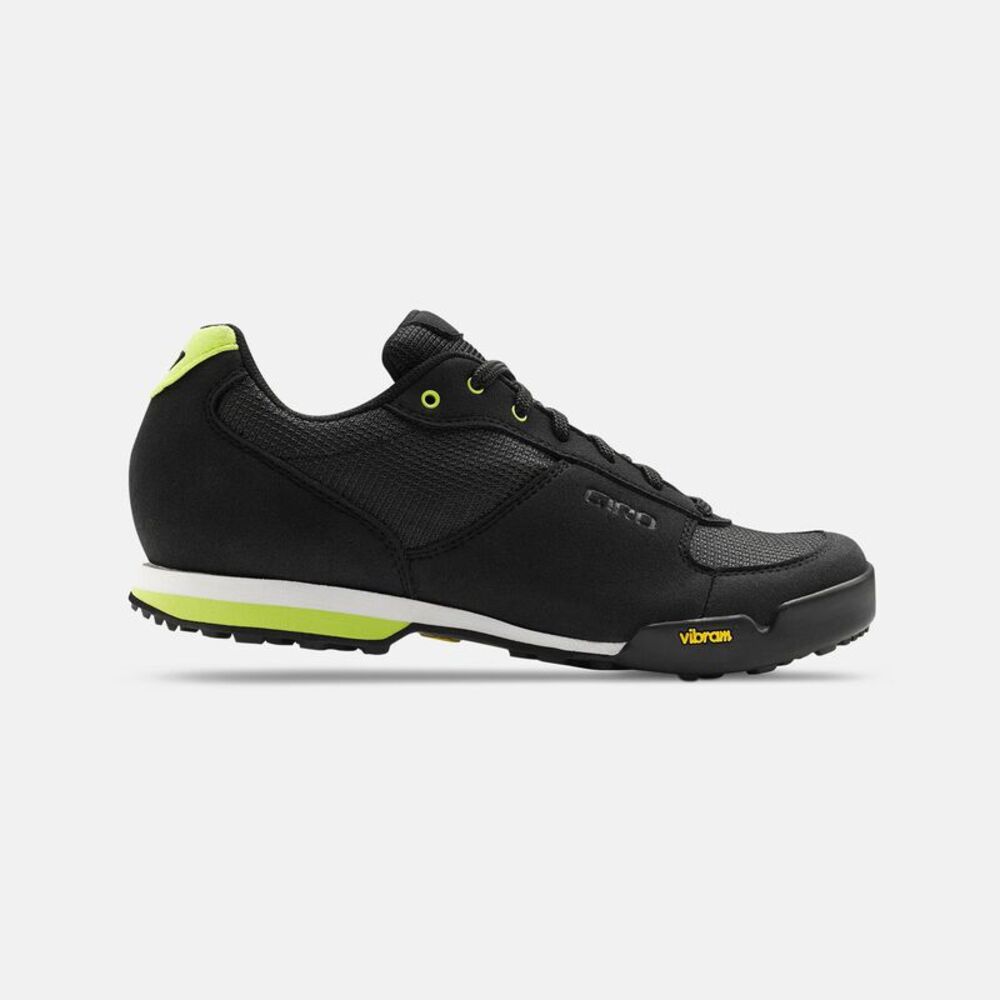 Giro Womens Size 8.5 Black/Wild Lime Mesh Petra VR Cycling Bike Sneaker Shoes
